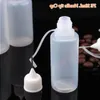 Wholesale Price 500Pcs 5ml 10ml 15ml 20ml 30ml 50ml 100ml Translucence Plastic Needle Bottles with Needle Tips Caps LDPE Bottles Infuse Qbha