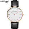 Drop High Quality Rose Gold Dial Watch Men Leather Waterproof Wristwatch Women Dress Fashion Japan Quartz Movement Saat242p