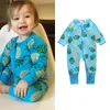 Jumpsuits Kids Tales Children 's Clothing Ins 유아 바디 수트 러브 크리퍼 신생아 하퍼 아기 외향 의류 봄 T230720