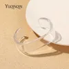 Fashion Transparent Simple Open Bracelet Bangle for Women Indian Jewellery Resin Acrylic Party Bangles Designer Charms Girls L230704