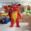 2018 Usine directe Lovely le costume de mascotte de poupée de dessin animé Dragon King 291H