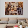 Abstract Landscape Canvas Art the Card Players Detailed Paul Cezanne Oil Painting Handmade Modern Artwork