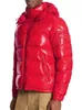 2024 Designer Mens Brillant Purffer Vestes Parkas Manteaux noirs à capuche qualité décontractée doudoune homme plume outwear double fermeture éclair veste rembourrée badge rempli de duvet