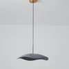 Pendant Lamps Modern Minimalist Single Head LED Gray Black Resin Dining Lamp Bedroom Living Room Decoration Dimmable Lighting Fixtures