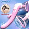 OMYSKY Vibrador de sucção Boquete Língua Vibratória Sugador de mamilo Adulto Oral Lambida Clitóris Vagina Estimulador Brinquedos para Mulheres Q0515215f