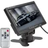 Kit de reversão de carro 12-24V 7 TFT LCD Monitor CCD IR Câmera de backup para van Truck233W
