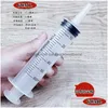 Dog Bowls Feeders New Large Capacity Syringe Syringes Reusable Pump Measuring Tube Pets Feeding Ink Big Seringa Seringue 500/350/2 Dhpfe