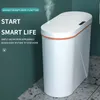 Caixotes do lixo 15L Aromaterapia inteligente sensor de lixo lata de lixo eletrônico lata de lixo de banheiro estreita lata de lixo de banheiro de cozinha doméstica 230719