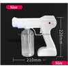 Part Favor Wireless Charging Spray Gun 800 ml Desinfektion Hand Sanitizer Handheld Blue Nano Portable Electric Atomizing Hine Drop D DHVOF