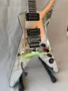 Anpassad Dean Dimebag Signature Mirror Cracks Electric Guitar Double Shake Abalone Inlay High Quality