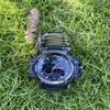 Favore di partito Prodotto Explosion Watch Bracciale multifunzionale impermeabile tattico militare Paracord Camping Hiking Emergency Gear293T