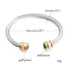 Jewelry 2023 Fashion Bangle Luxury Bracelet Stainless Steel Interweaving Cool India Jewelery For Women Wedding Unique Chain Link L230704
