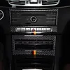 Car Central Control Air Conditioning CD Panel Decoration Cover Trim Carbon Fiber For Mercedes Benz E Class W212 2014-15248K