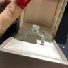 Vintage 2ct bague en diamant 100% Original 925 en argent sterling bague de fiançailles bagues de mariage pour les femmes bijoux de fête de mariée Gift299k