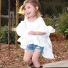 Girl 2018 fashionabla nya barns babykläder baby bomullsklänning flicka's semesterklänning kjol 2501