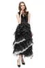 Women's Runway Dresses O Neck Sleeveless Tiered Ruffles Lolita Designer Fashion Designer Evening Party Prom Gown