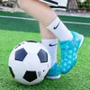 Безопасность детская профессиональная футбольные ботинки Turf Ground Sports Blue Blue School School School School Sneakers Размер 2939 230719