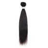 Perucas europeias e americanas cabelo humano Straight Wave cor natural tiras retas3287