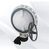 PVC handle wafer butterfly valve, fully plastic chemical valve