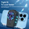 Tillbehör Nya 2024 Övrigt Cell Mobile Back Clip Semductor Air Cooling Small Fan för iPhone 12 13 Android -telefonradiator J230720