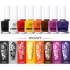 Nagellak 8 PcsSet 6ml Wit Zwart Art Stamping Kit Gel voor Platen Stempel Sjabloon 230719