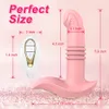 Vibradores Toque femenino vibrador telescópico Dildo estimulador del clítoris vaginal Masaje de próstata control remoto plug anal juguete sexual 230719