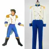 Den lilla sjöjungfrun Prince Eric Cosplay Costume dräktutrustning män full set306m