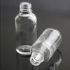 660pcs/lot Thick 30ml Clear Glass Bottle Essential Oil Dropper Container with Dropper Child Proof Cap Oomrl