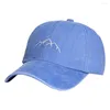 Ball Caps Chic Baseball Hat Curled Brim Round Women Peaked Climbing