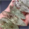 Luźne kamienie szlachetne DIY Irregar Natural Green Crystal Lucky Energy Stone do ręcznie robionego wisiorek Naszyjniki biżuterii wykonanie dostawy kropli dhdpj