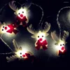 Strings 10LED String Lights Christmas Snowman Fairy Lamp Outdoor Garland Curtain Holiday Xmas Party Decor Year