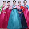 2019 High Quality Multicolor Traditional Korean Hanbok Dress Female Korean Folk Stage Dance Costume Korea Traditional Costume229g