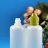 100 Pcs 50 ml 5 3 oz Flacons compte-gouttes en plastique CHILD Proof Caps Tips Safe PE E Vapor Cig Liquid267T