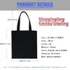 Shoppingväskor kvinnor canvas väska kvinnlig tyg axel vikbar eko livsmedels tote miljö lagring handväska arrangör
