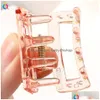 Hair Accessories Color Transparent 4Cm Mini Claw Ribbon Clips Accessory Korean Cute Girls Lovely Hairpins Barrette Fashion Drop Deli Dha89