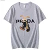 T-shirt da uomo 2023 New Luxury Letter Rabbit For T-shirt estiva da uomo di alta qualità 100% cotone stampato Camicia oversize casual spedizione gratuita T230720