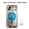 For iPhone 13 MINI 13P PRO 13PM MAX Back Housing Battery Cover Rear Door Housing Case With Middle Frame