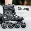 Inline Roller Skates Adult Professional Roller Skates For Man and Woman Inline Flat Speed Skating Sliding Shoes 4-Wheels Outdoor Adult Patines HKD230720