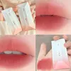 Brillant à lèvres fille velours mat rouge à lèvres Blush imperméable longue durée plat carte brillant à lèvres antiadhésif tasse maquillage teinte stylo cosmétique