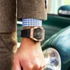 Zegarki wielofunkcyjne Richares Pełny automatyczny zegarek Spersonalizowany wiadro Waterproof Waterproof Męski zegarek marki męskich zegarków RVSW