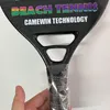 Tenis Raketleri 614YO Kids Beach Raket Başlangıç ​​Karbon Fiber 270g Işık Kapak Presente Siyah Cuma 230719