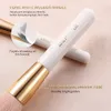 Makeup Tools BEILI White Gold Brushes Professional Foundation Eyeshadow Powder High Quality Pink Synthetic Brush Set 230720
