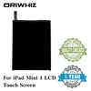 Oriwhiz högkvalitativ LCD -pekskärm LCD -ersättning för iPad Mini 1 2 digitizer Assembly utan HomeButton och Glue317S