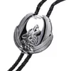 Personalized jewelry Ties New Bolo animal wolf shirt leather rope bolo tie western cowboy HKD230720