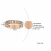 Heren Two-Tone Rose Gold Tone President-Style met ID Tag Plate Link Horlogeband Armband Inspiratie Graveerbare Mannen Sieraden254x