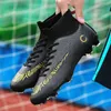 Safety Shoes Retro Men's Football Ankle Boots 360 Waterproof Academy FGTF Soccer Breathable Kid's Futsal Combat Sneakers 3645 230719