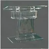 Transparent Lectern Classroom Lectern Podium Clear Acrylic Lectern Stand Modern Church Pulpit Clear Plastic Church Podium285U