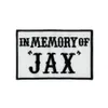 Оптовая в память о Jax вышитый железный патч мотоцикл Biker Badge Sew On Diy Applique Embroidery Emblem Бесплатная доставка