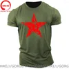 Camisetas Masculinas Red Comunist Star Cuba Men T-Shirt Cuban Che Guevara Marx Communism Cool Man Casual Pride Shirt Unisex Fashion Tshirt