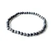 MG0157 New Design Matte Gray Larvikite Bracelet 4 mm Stone Beads Bracelet Mini Gemstone Energy Jewelry2999